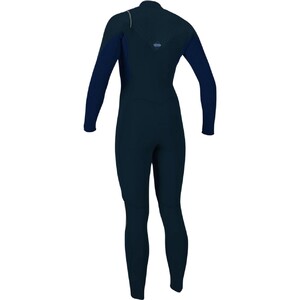 2024 O'Neill Frauen Hyperfreak+ 5/4mm Brustreiverschluss Neoprenanzug 5374 - Shade / Navy